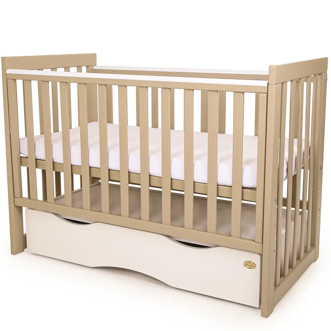 Детская кроватка Angelo LUX-11 Mokko